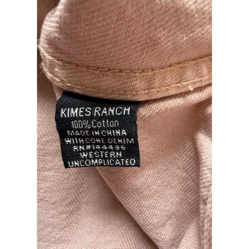 KIMES RANCH - Women's CHELSEA Pink Boxy Denim Jean Jacket‎ - X-Large - XL - NWT - Picture 7 of 10